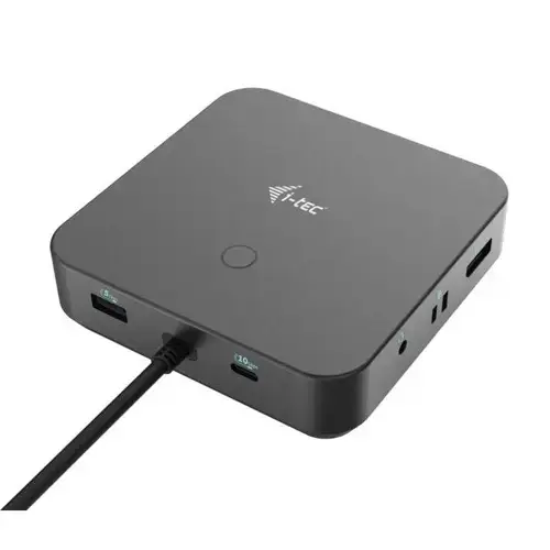 Docking Station i-tec, USB-C, HDMI Dual, 1x RJ-45 Gigabit, 1x Kensington, 100W (Negru)