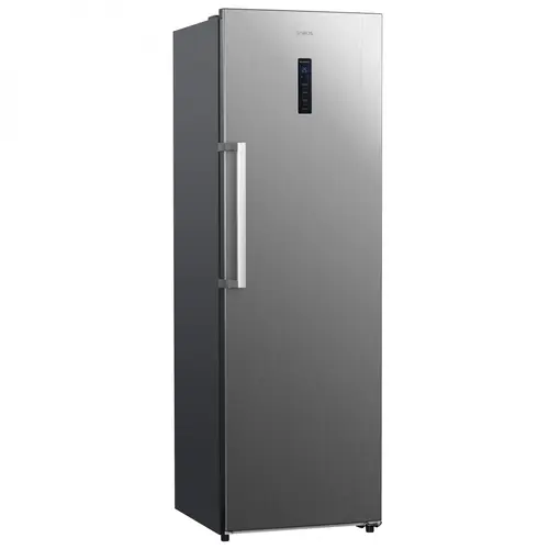 Congelator Samus SCXE346NFE, 274 L, Clasa E, Full No Frost, Lumina LED, Usa reversibila, Sistem Multi Air Flow, Sertar BIG BOX, H 185 cm (Inox)