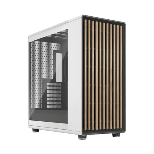 Carcasa Fractal Design North XL TG, Middle Tower, fara sursa, ATX, E-ATX (Alb)