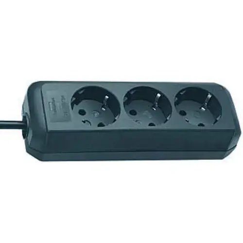 Prelungitor Brennenstuhl, Eco-line 3x, 3500 W, 1.5m (Negru)