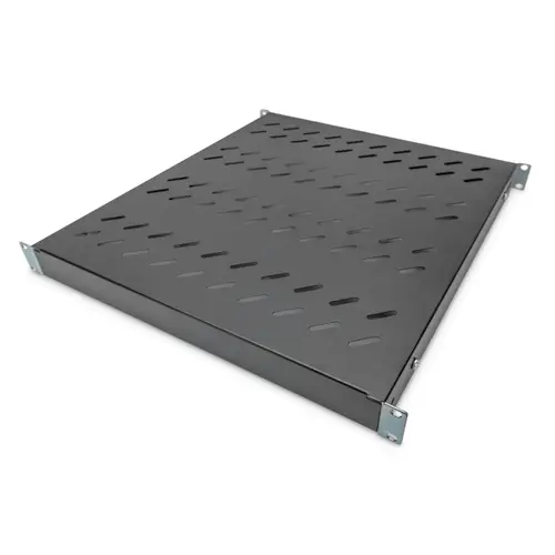 Raft fix, Digitus, Metal, Ajustabil, 44x482x500mm, Negru