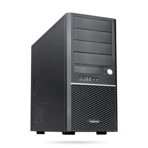 Carcasa Chieftec CLASSIC CM-25B-OP, Middle Tower, Fara sursa, ATX (Negru)