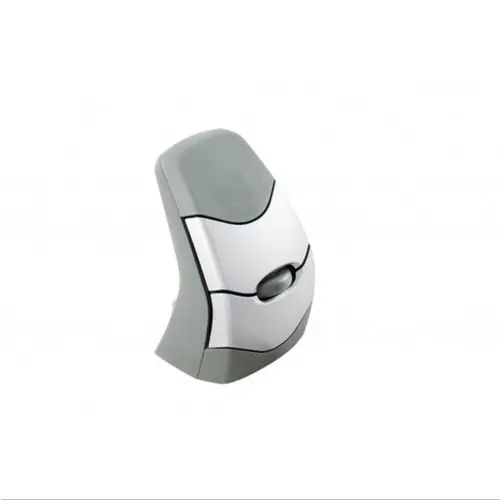Mouse wireless vertical BakkerElkhuizen DXT, 2000 DPI (Alb/Gri)