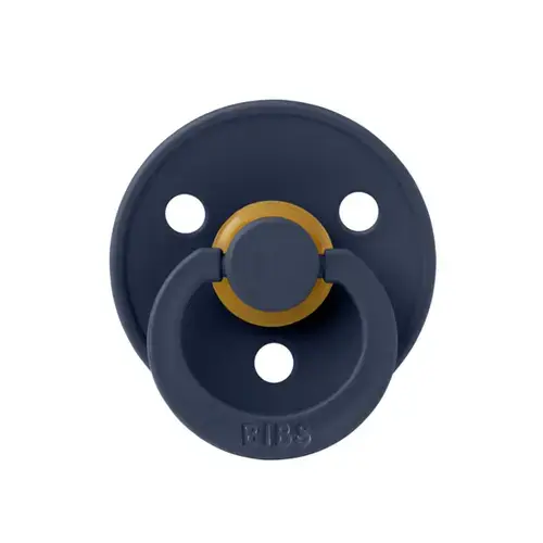 Suzeta Colour Latex BIBS Deep Space, tetina rotunda, 0 luni +