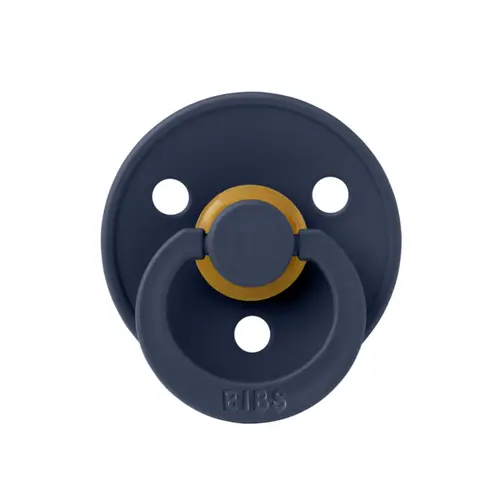 Suzeta Colour Latex BIBS Deep Space, tetina rotunda, 0 luni +