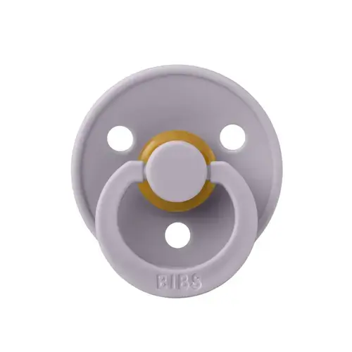 Suzeta Colour Latex BIBS Fossil Grey, tetina simetrica, 0 luni +