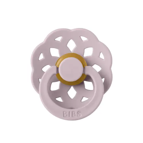 Suzeta Boheme Latex BIBS Dusky Lilac, tetina rotunda, 0 luni +