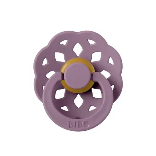 Suzeta Boheme Latex BIBS Mauve, tetina rotunda, 6 luni +