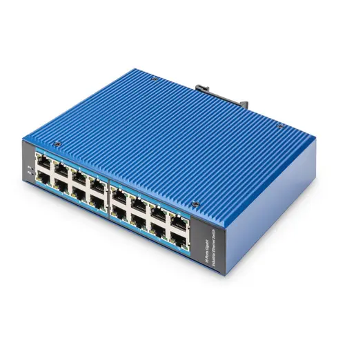 Switch Digitus DN-651129, 16 Porturi Gigabit (Albastru)