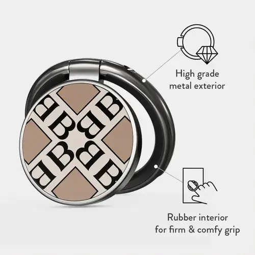 Inel Burga BHIPTGMO pentru telefon Gumental Monogram (Maro)