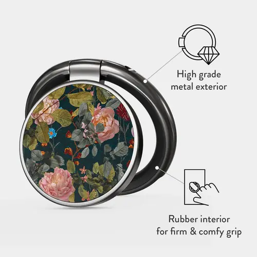 Inel Burga BHIPTGBG pentru telefon Gumental Bloomy Garden (Multicolor)