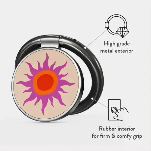 Inel Burga BHIPTGSG pentru telefon Gumental Sunset Glow (Multicolor)