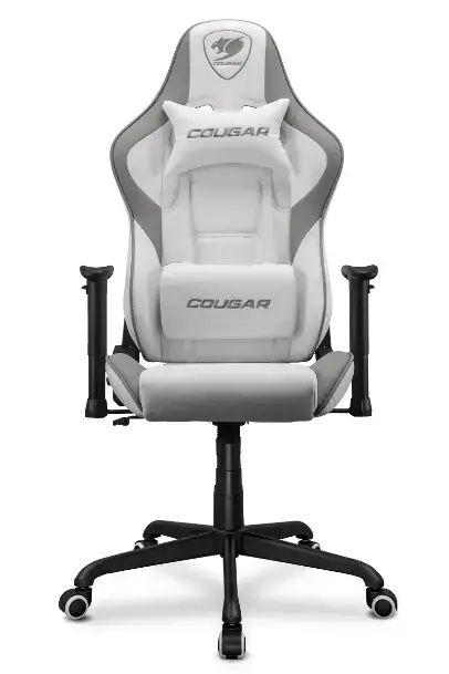 Scaun Gaming Cougar Armor Elite Black, Greutate maxima 120 kg (Alb)