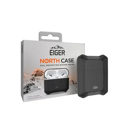 Husa Airpods Generation 1/2 Eiger North Case (Negru)
