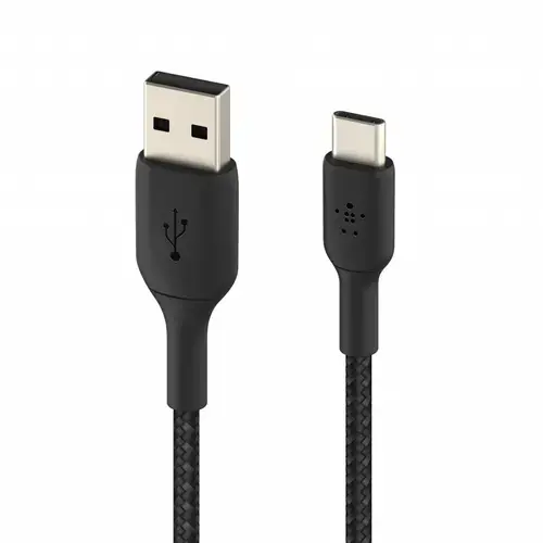 Cablu de date Belkin CAB002bt2MBK BOOST CHARGE, USB-A - USB-C, 2 m (Negru)