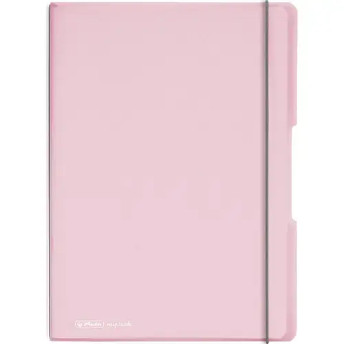 Caiet Herlitz MyBook Flex, A 4, 2x40file, dictando si matematica, coperta PP