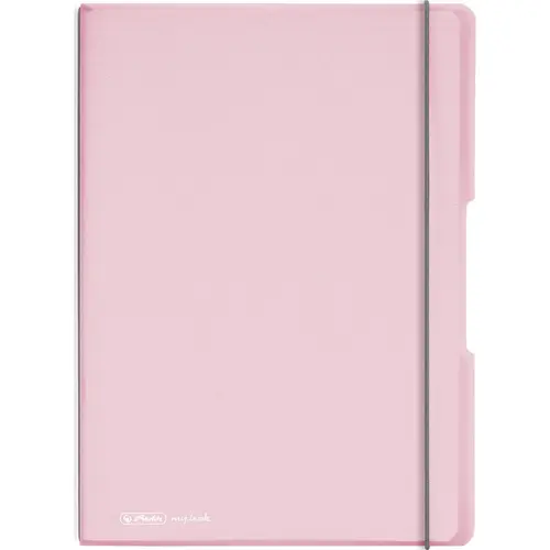 Caiet Herlitz MyBook Flex, A 4, 2x40file, dictando si matematica, coperta PP
