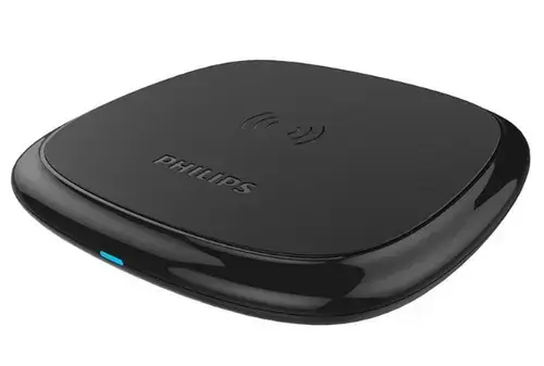 Incarcator Wireless Philips DLP9210, 10W, Qi (Negru)