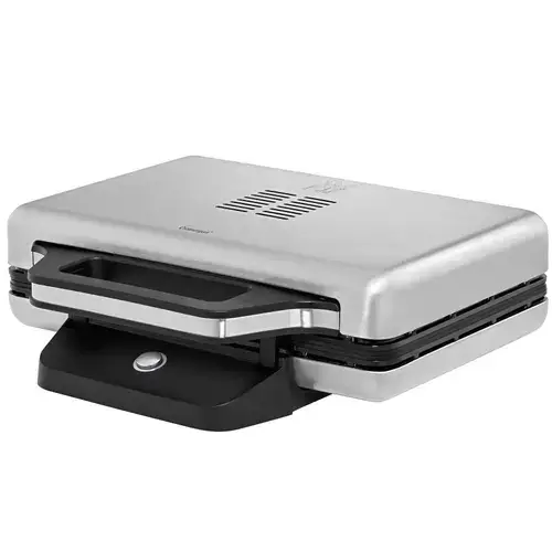 Sandwich Maker WMF 415150011, 800 W, Placi antiaderente, Indicator LED (Argintiu)