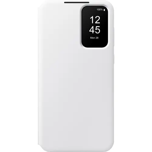 Husa S-View Wallet pentru Samsung Galaxy A55 5G A556,  EF-ZA556CWEGWW (Alb)