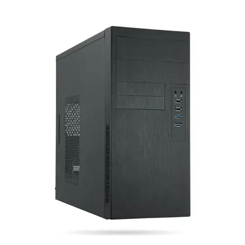 Carcasa Chieftec HO-11B-350GPB, Middle Tower, Sursa 350 W, mITX, mATX (Negru)
