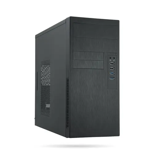 Carcasa Chieftec HO-11B-350GPB, Middle Tower, Sursa 350 W, mITX, mATX (Negru)