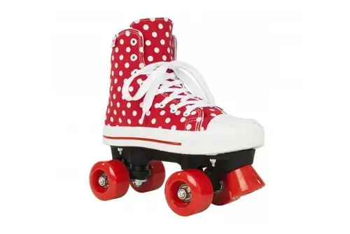 Role ROOKIE CANVAS HIGH POLKA DOTS, 35 (Rosu)