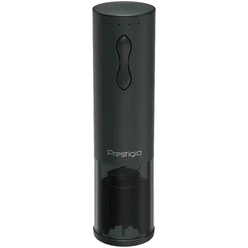 Tirbuson electric Prestigio Bolsena PWO101BK, autonomie 80 de sticle, baterie Li, accesoriu taiere folie, dop pastrare, aerator (Negru)