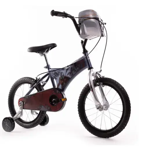 Bicicleta pentru copii  Huffy Disney Star Wars Mandalorian, roti 16inch, Frana V-Brake (Negru)