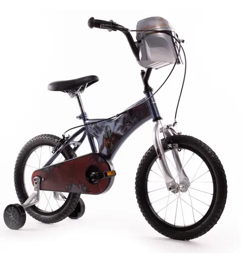 Bicicleta pentru copii  Huffy Disney Star Wars Mandalorian, roti 16inch, Frana V-Brake (Negru)