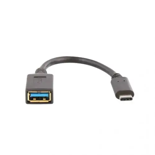 Cablu de date TnB TCMUSBF, USB 3.0 la USB Type-C, 0.1 m (Negru)