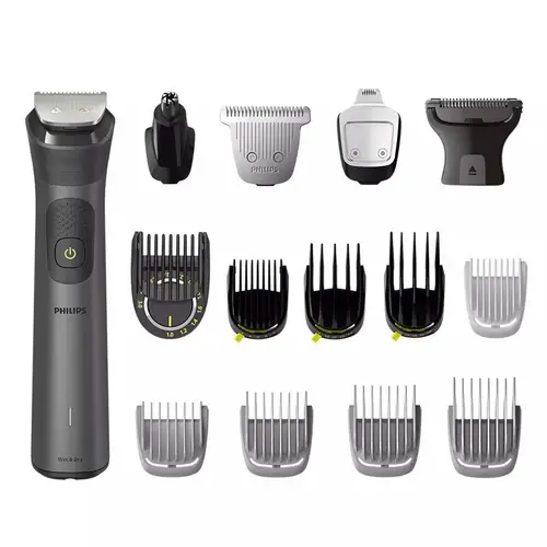 Aparat de tuns multifunctional 15 in 1 Philips Multigroom Series 7000 MG7950/15, acumulator, autonomie 120 min (Negru)