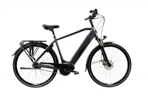 Bicicleta Electrica Corwin 28427, roti 28 Inch, cadru 530mm, 7 Viteze, motor250 W, Gri