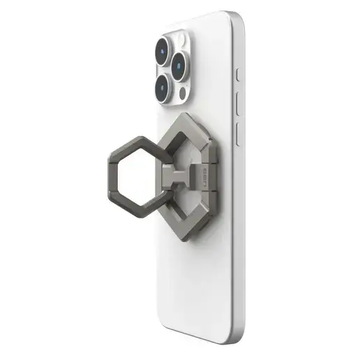 Inel magnetic pentru telefon UAG, functie prindere si stand (Gri)