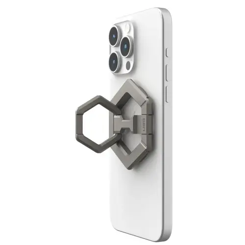 Inel magnetic pentru telefon UAG, functie prindere si stand (Gri)