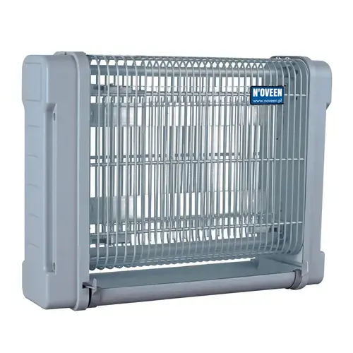 Lampa electrica anti-insecte Noveen IKN12, 2x UV, 12 W, 4000 V (Gri)