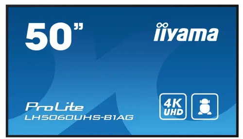 Ecran Profesional IPS LED Iiyama 49.5inch LH5060UHS-B1AG, UHD (3840 x 2160), HDMI, Boxe (Negru)