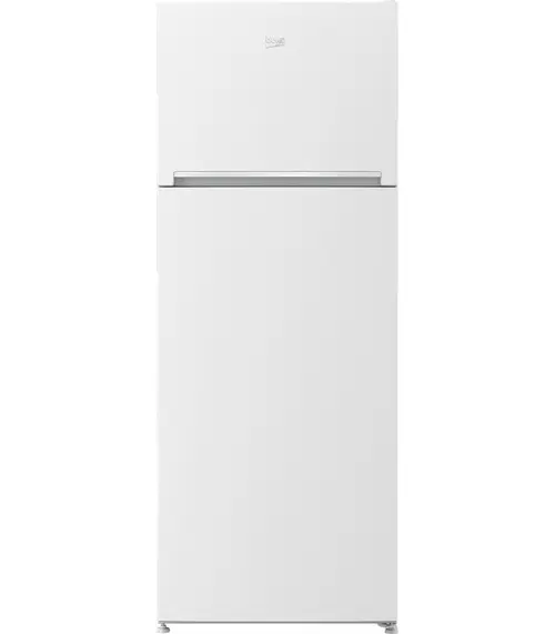 Frigider cu 2 usi Beko RDSE465K40WN, 437 L, Clasa E, Static, Termostat reglabil, Vacation Mode, Iluminare LED, Cooling Fan, H 185 cm (Alb)