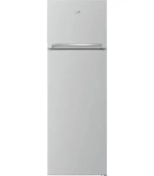 Frigider cu 2 usi Beko RDSA310M40SN, 306 L, Clasa E, Termostat reglabil, Cooling fan, Iluminare LED, XXL Bottle, H 175 cm (Argintiu)