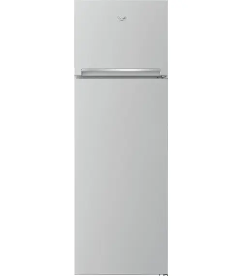 Frigider cu 2 usi Beko RDSA310M40SN, 306 L, Clasa E, Termostat reglabil, Cooling fan, Iluminare LED, XXL Bottle, H 175 cm (Argintiu)