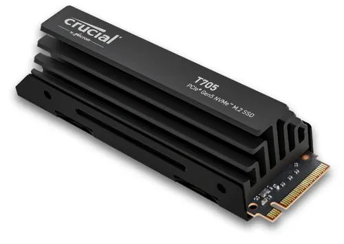 SSD Crucial T705, 1TB, PCI Express 5.0 NVMe, M.2 2280, cu Heatsink