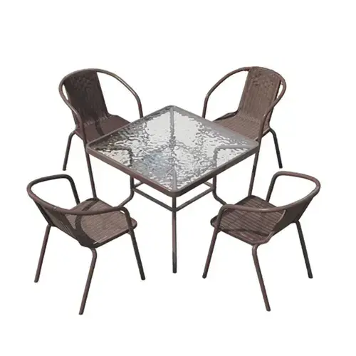 Set mobilier gradina Heinner ERZIN, masa + 4 scaune