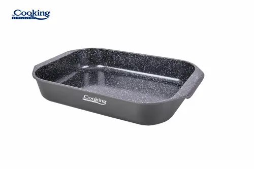 Tava inalta aluminiu Heinner DARK  LINE, 39.5 x 26 cm