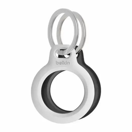 Secure Holder & Keyring Belkin - Airtag - 2 Pack (Negru/Alb)