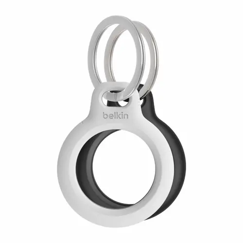 Secure Holder & Keyring Belkin - Airtag - 2 Pack (Negru/Alb)