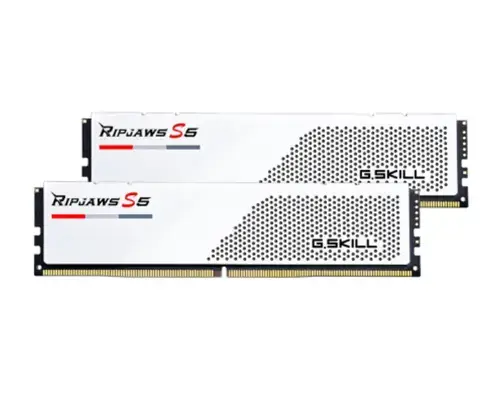 Kit Memorie G.Skill Ripjaws S5 White 32GB, DDR5-5600MHz, CL36, Dual Channel