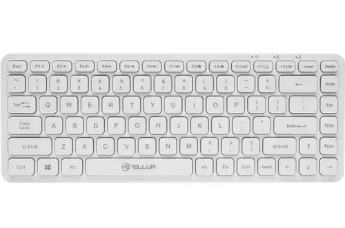 Tastatura fara fir Tellur, Mini (Alb)