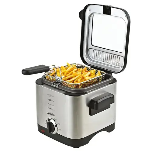 Friteuza Mesko MS4910, 900 W, 1.5 l, Inox (Argintiu/Negru)
