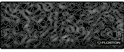 Mousepad Floston TOPOGRAPHIC (Negru)