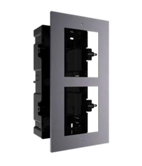 Rama montaj ingropat, 2 module, pentru Interfon modular - HIKVISION, DS-KD-ACF2